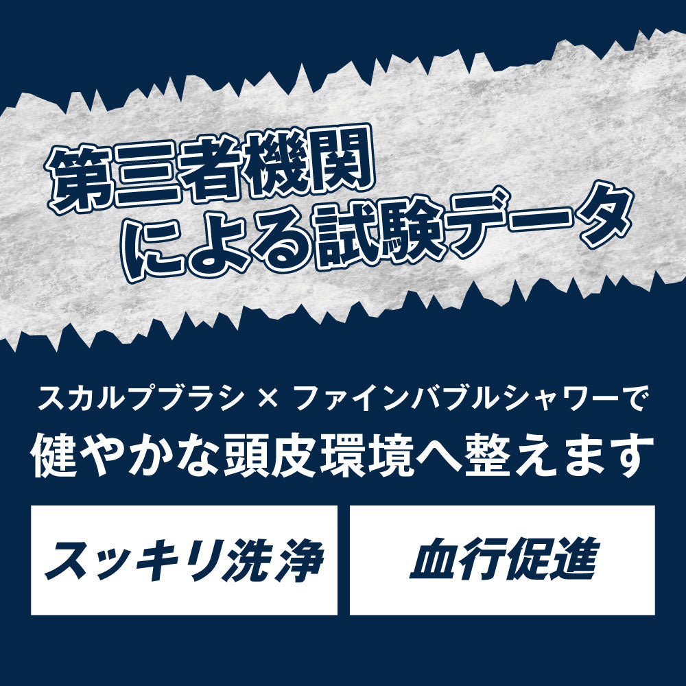 スッキリ洗浄と血行促進を裏付けるエビデンスについての導入画像。