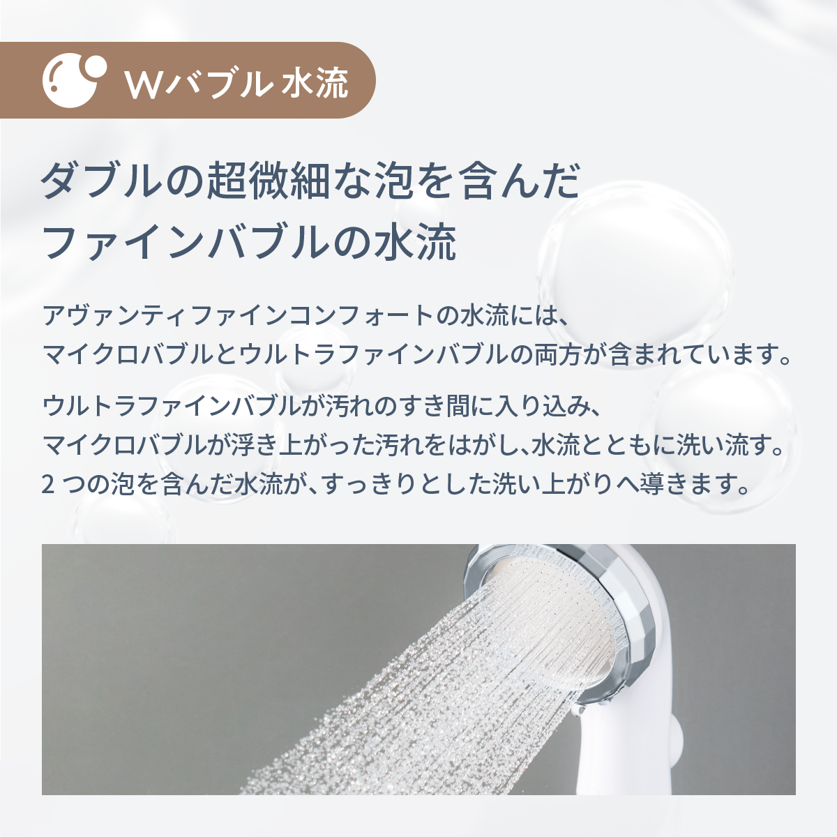 アヴァンティ ファイン コンフォート TK-A101｜洗浄×保湿×保温作用