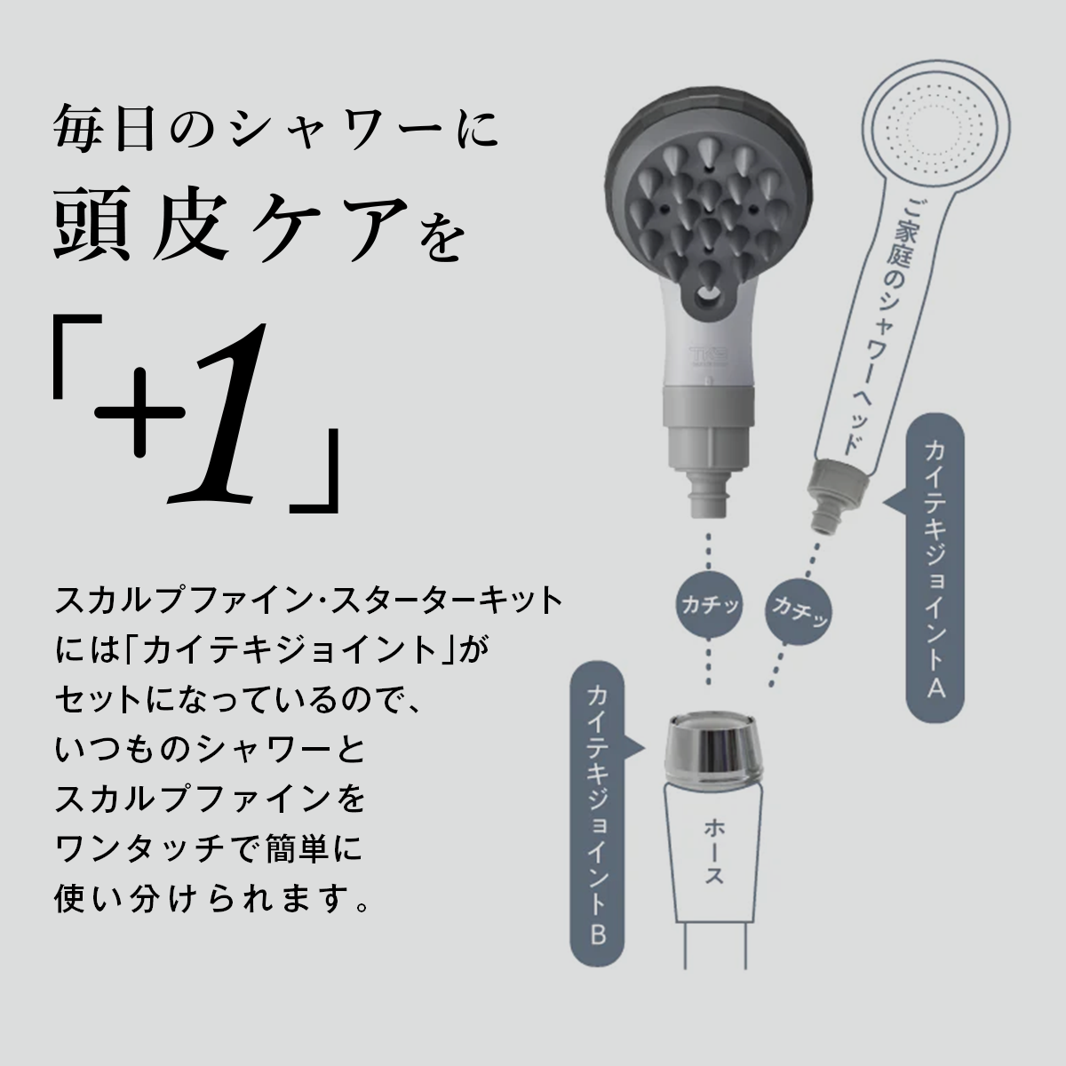 スカルプファイン・スターターキット TK-A301|頭皮ケア シャワー スカルプファイン・スターターキット TK-A301|頭皮ケア シャワー