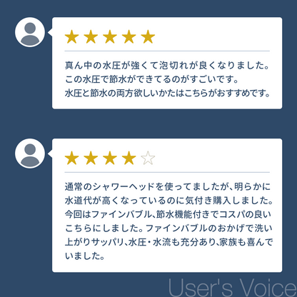 アヴァンティファインを購入されたお客様の声